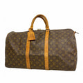 Louis Vuitton Boston Bag Monogram Keepall Bandouliere 50 Brown