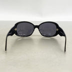 Chanel Sunglasses Camellia Acetate Beige Black Silver Eyewear — view 9