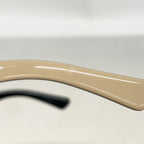 Chanel Sunglasses Camellia Acetate Beige Black Silver Eyewear — view 6