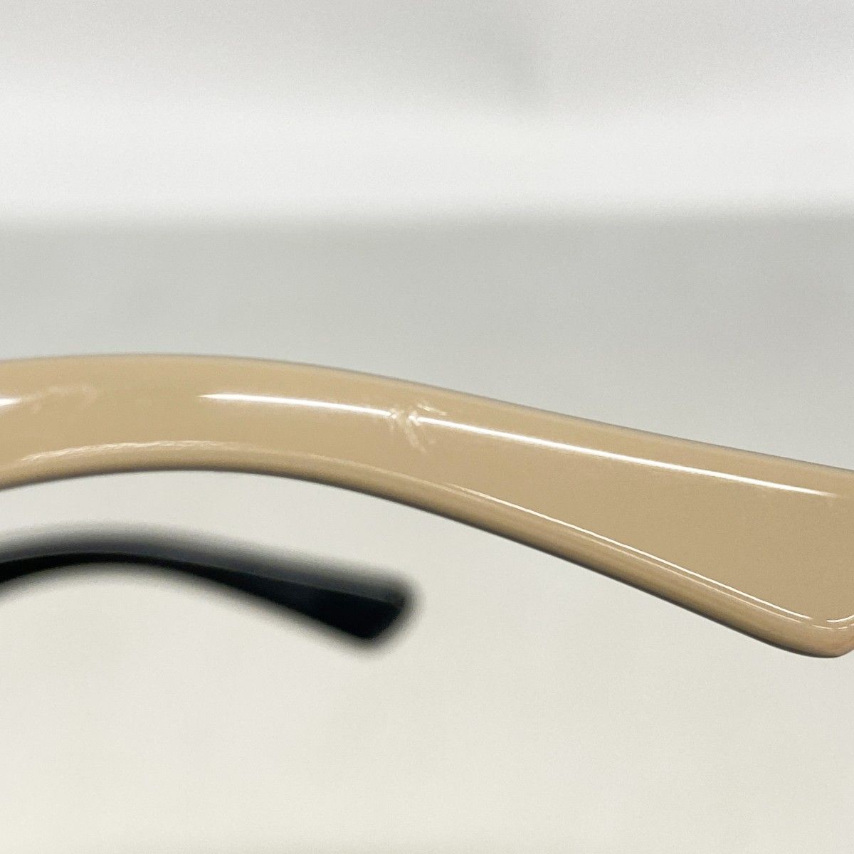 Chanel Sunglasses Camellia Acetate Beige Black Silver Eyewear — view 6