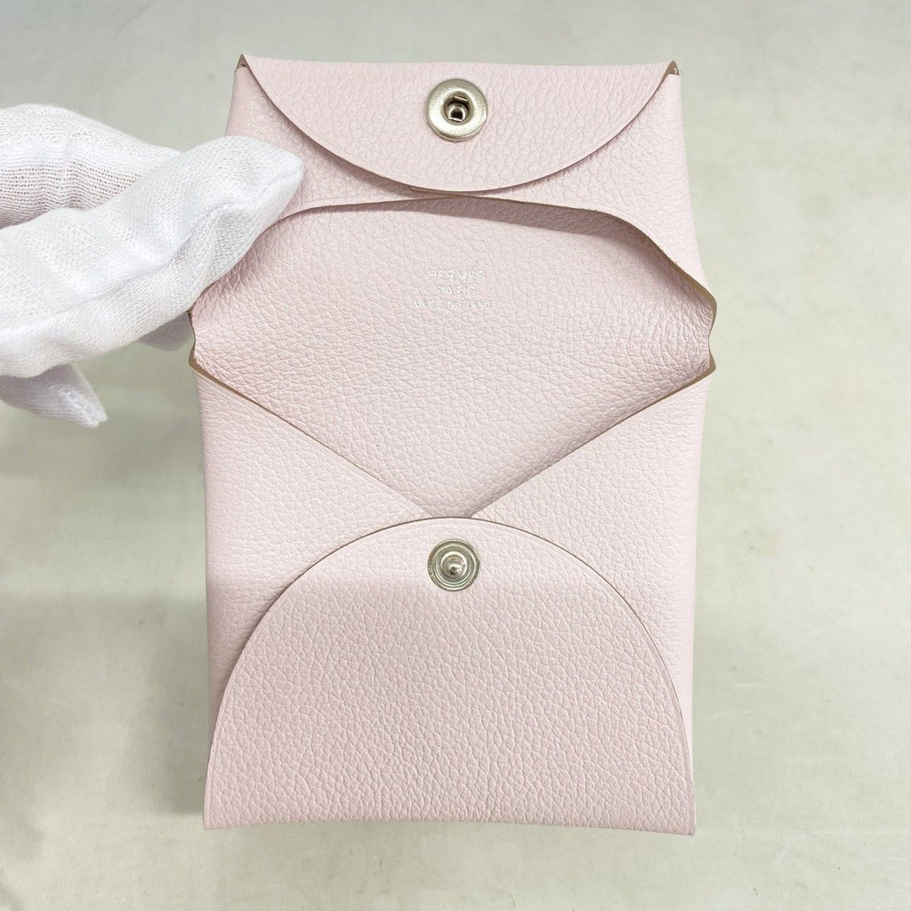 Hermes Coin Case Bastia Color Mauvepere Silver — view 5