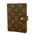 Louis Vuitton Notebook Cover Monogram Agenda PM Brown