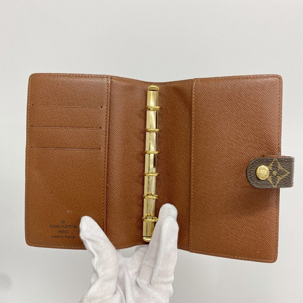 Louis Vuitton Notebook Cover Monogram Agenda PM Brown — view 3