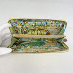 Hermes Wallet Azap Long Silk in Veau Lime Silver — view 3