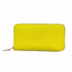 Hermes Wallet Azap Long Silk in Veau Lime Silver