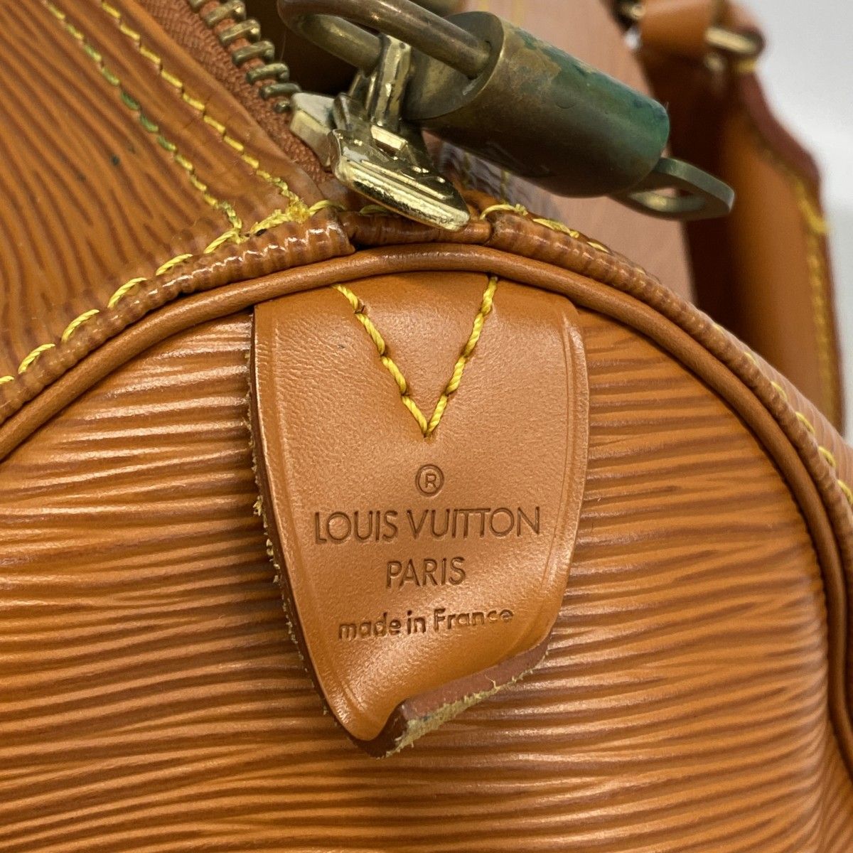 Louis Vuitton Boston Bag Epi Keepall 45 Cipango Gold — view 5