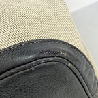 Hermes Tote Garden Party GM Toile Ash Black Silver — view 6