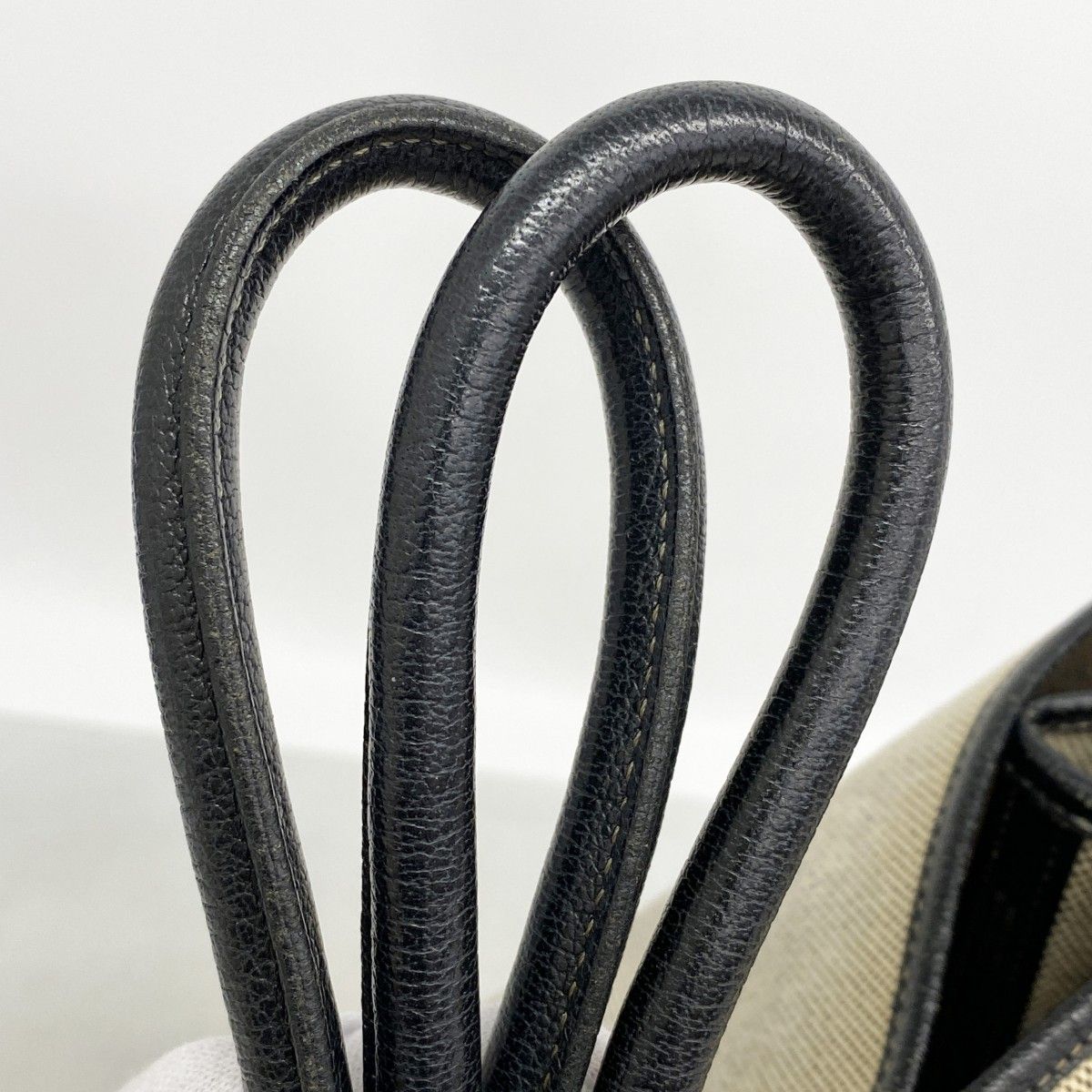 Hermes Tote Garden Party GM Toile Ash Black Silver — view 8