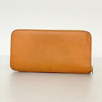 Hermes Wallet Azap Long Silk in Veau Capucines Silver — view 9