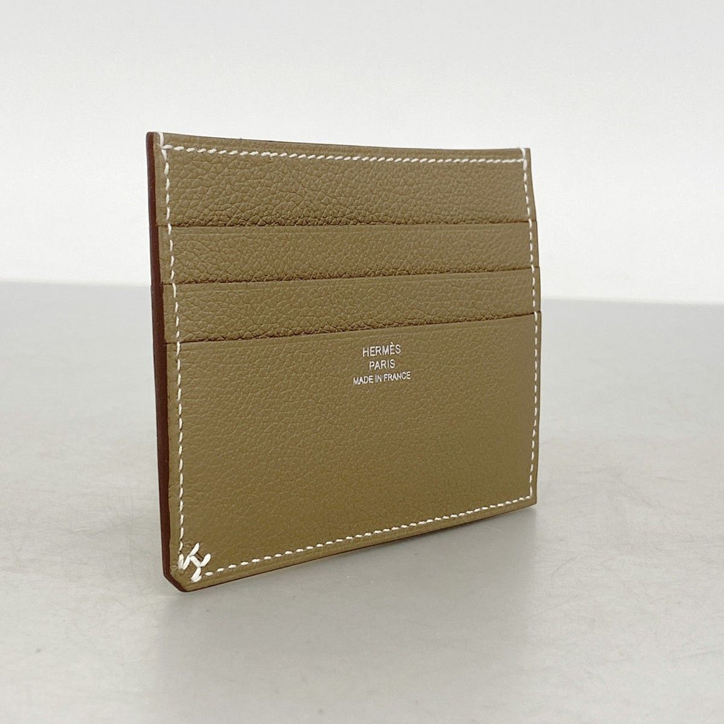 Hermes Card Case Series Color Etoupe — view 2