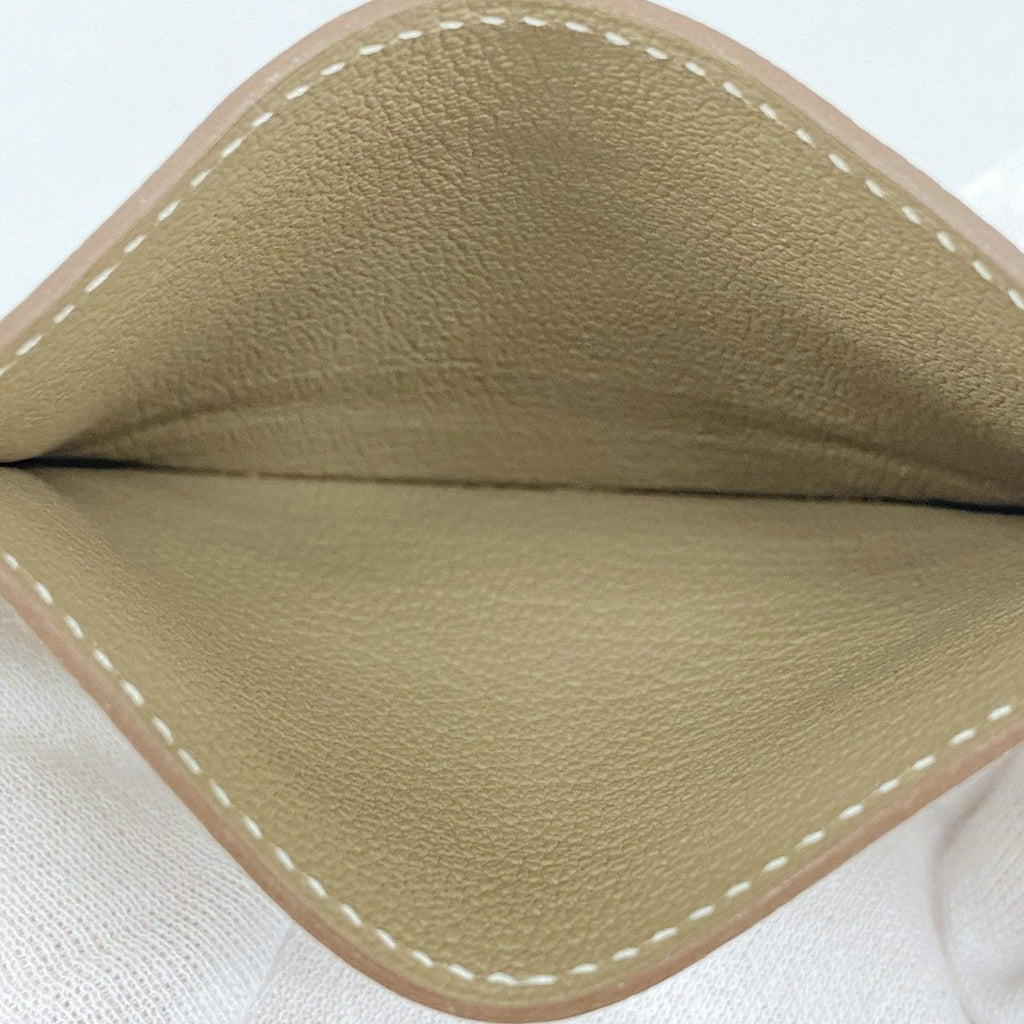 Hermes Card Case Series Color Etoupe — view 3