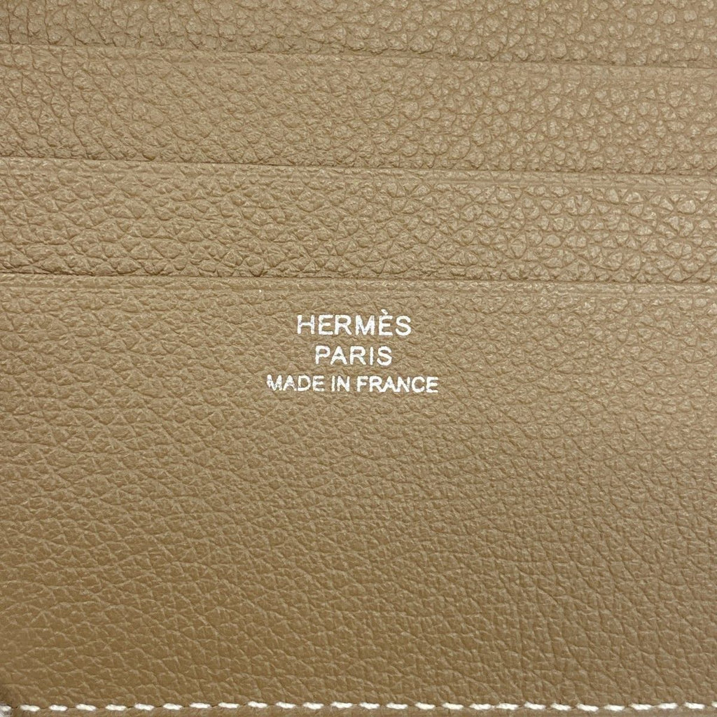 Hermes Card Case Series Color Etoupe — view 4