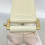 Chanel Shoulder Bag New Travel Nylon Pink Silver Champagne Gold — view 9
