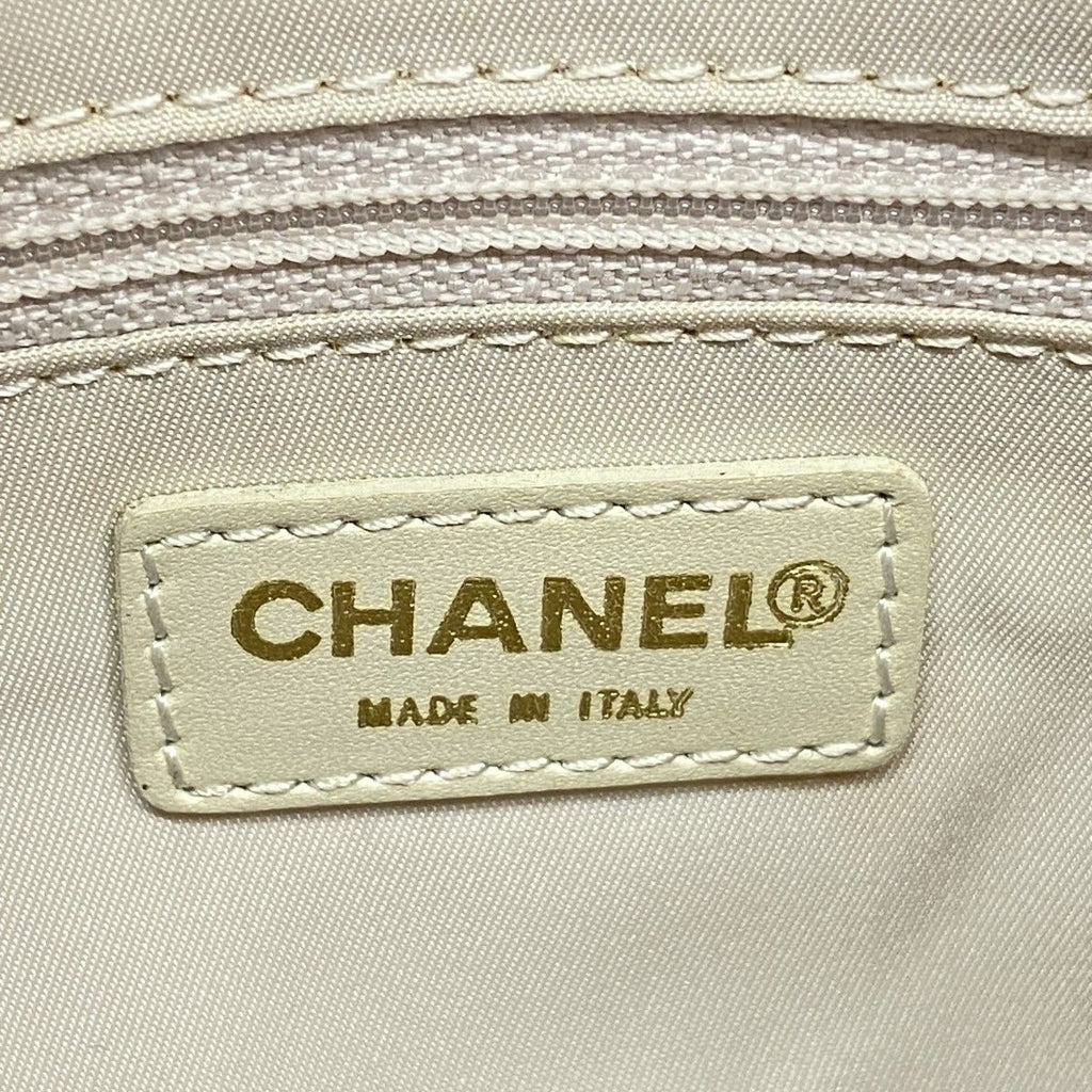 Chanel Shoulder Bag New Travel Nylon Pink Silver Champagne Gold — view 5