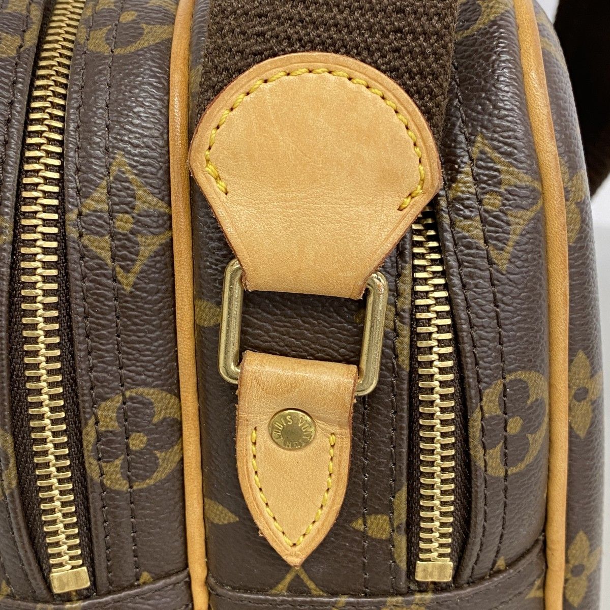 Louis Vuitton Shoulder Bag Monogram Reporter PM Brown — view 8