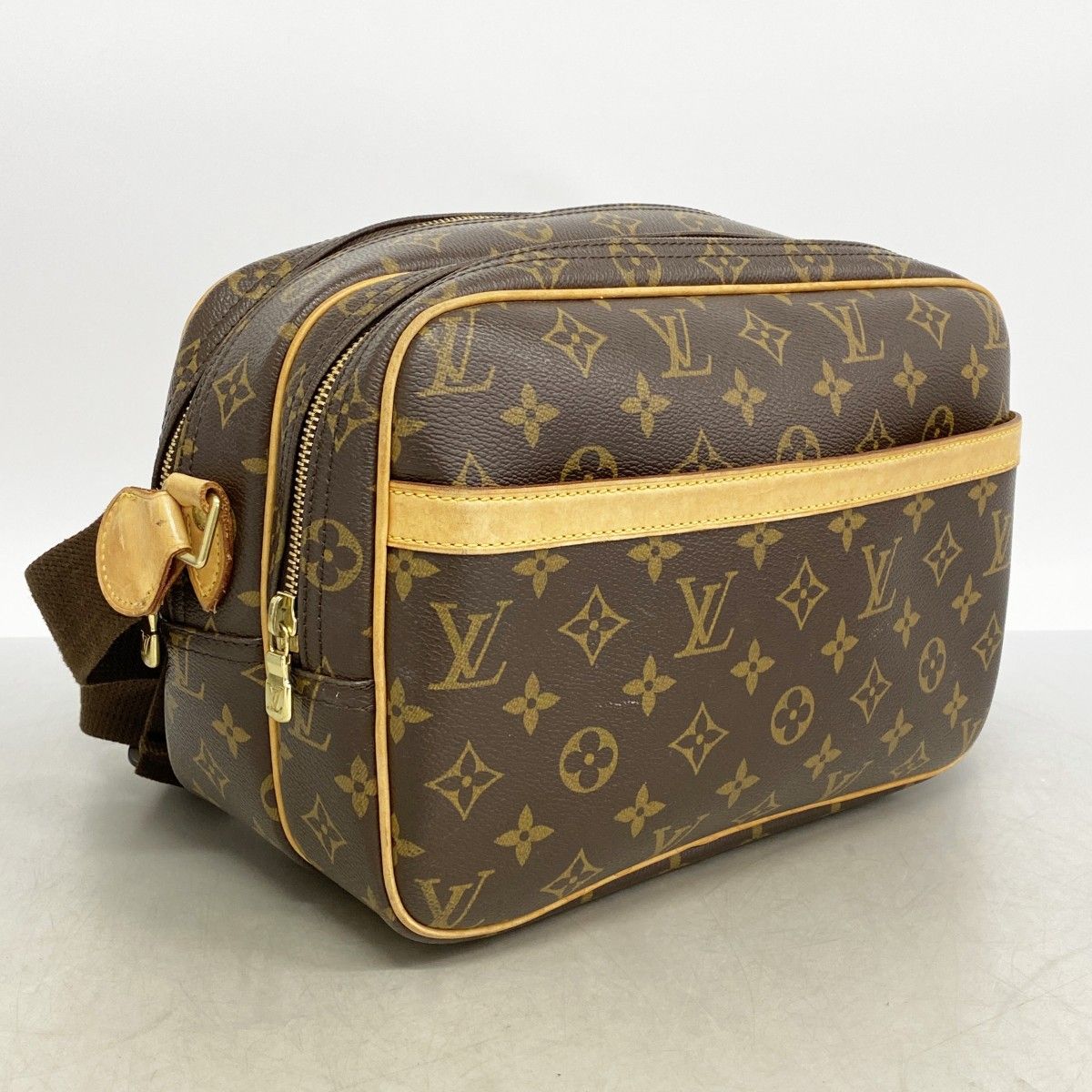 Louis Vuitton Shoulder Bag Monogram Reporter PM Brown — view 2