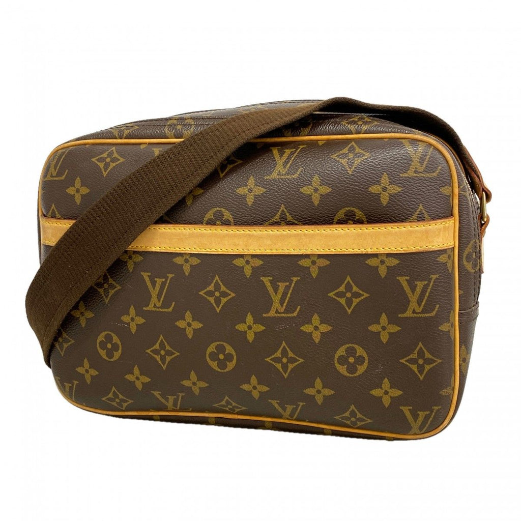 Louis Vuitton Shoulder Bag Monogram Reporter PM Brown