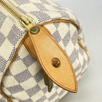 Louis Vuitton Handbag Damier Azur Speedy 25 White — view 9