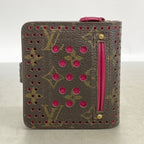 Louis Vuitton Wallet Monogram Perfo Compact Zip Fuchsia — view 8
