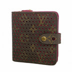 Louis Vuitton Wallet Monogram Perfo Compact Zip Fuchsia