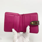 Louis Vuitton Wallet Monogram Perfo Compact Zip Fuchsia — view 3