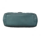 Chanel Shoulder Bag Quilted Caviar Leather Blue Silver — view 3