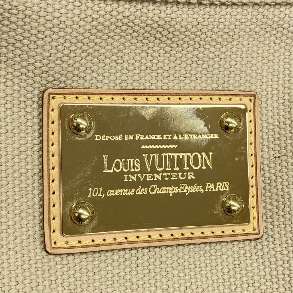 Louis Vuitton Tote Antigua Cabas MM Beige — view 7