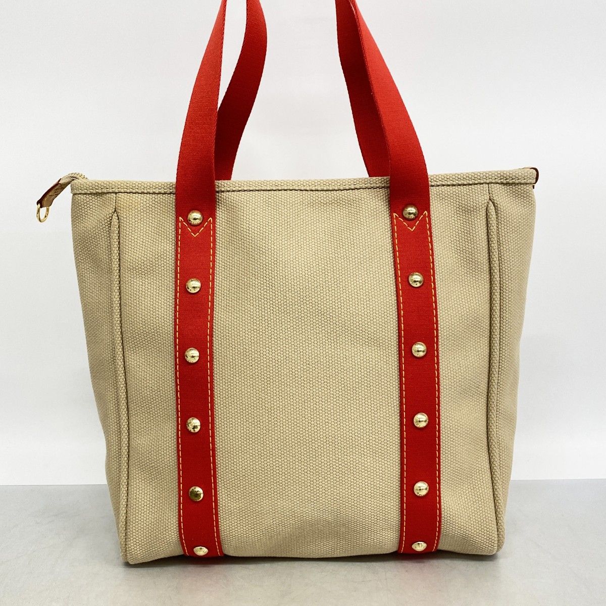 Louis Vuitton Tote Antigua Cabas MM Beige — view 9