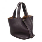Hermes Handbag Picotin Lock PM Taurillon Clemence Leysin Silver — view 2