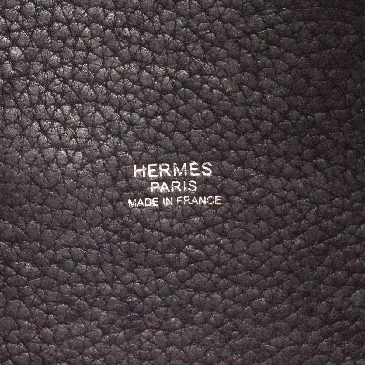Hermes Handbag Picotin Lock PM Taurillon Clemence Leysin Silver — view 5