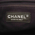 Chanel Shoulder Bag Quilted Calf Brown Silver — view 5