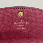 Louis Vuitton Coin Case Monogram Porte-Monnaie Rosalie Brown Fuchsia — view 4
