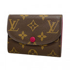 Louis Vuitton Coin Case Monogram Porte-Monnaie Rosalie Brown Fuchsia