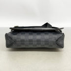 Louis Vuitton Shoulder Bag Damier Graphite District PM Gray — view 3