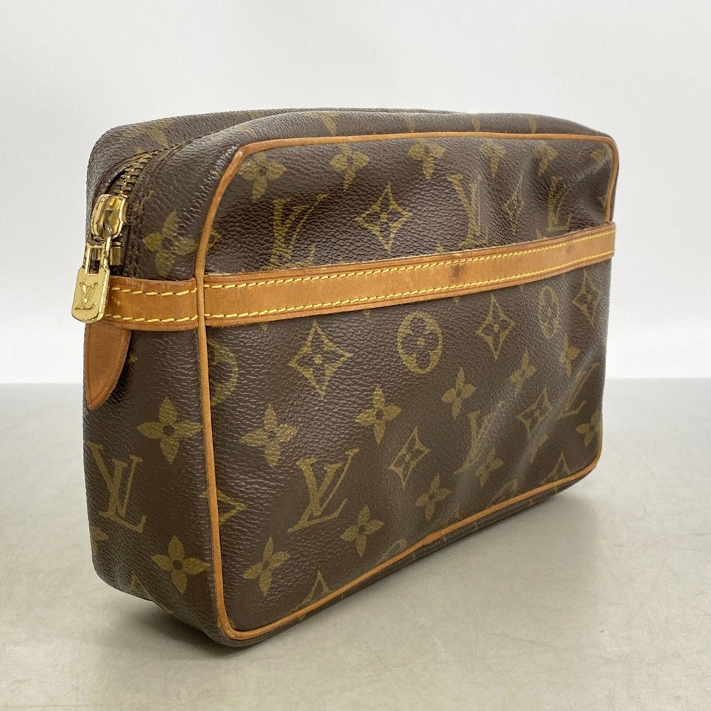 Louis Vuitton Clutch Monogram Compiegne 23 Brown — view 2