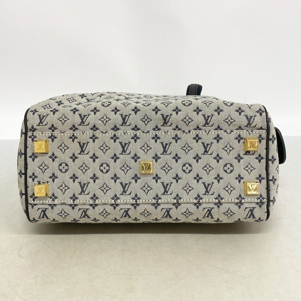 Louis Vuitton Handbag Monogram Mini Josephine PM Blue — view 3