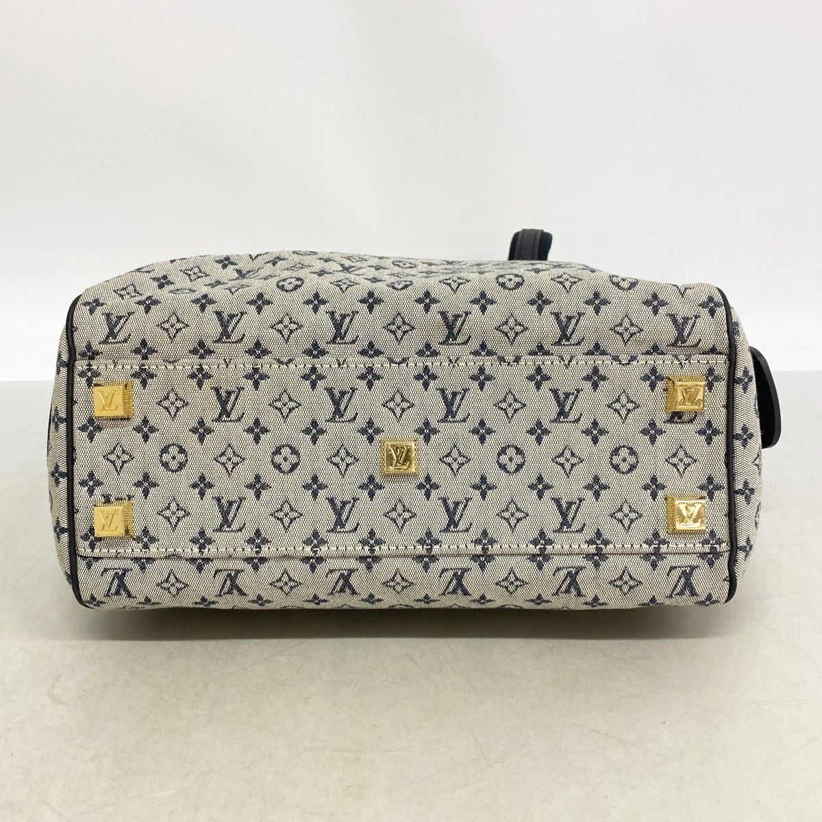 Louis Vuitton Handbag Monogram Mini Josephine PM Blue — view 3