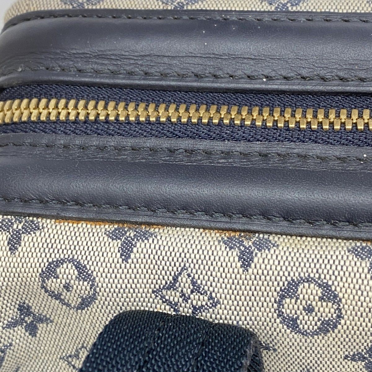 Louis Vuitton Handbag Monogram Mini Josephine PM Blue — view 8