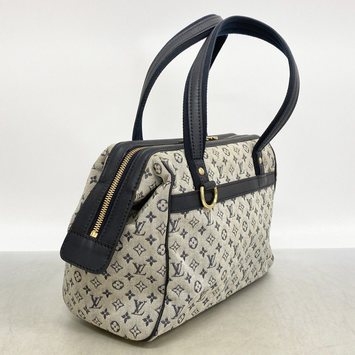 Louis Vuitton Handbag Monogram Mini Josephine PM Blue — view 2