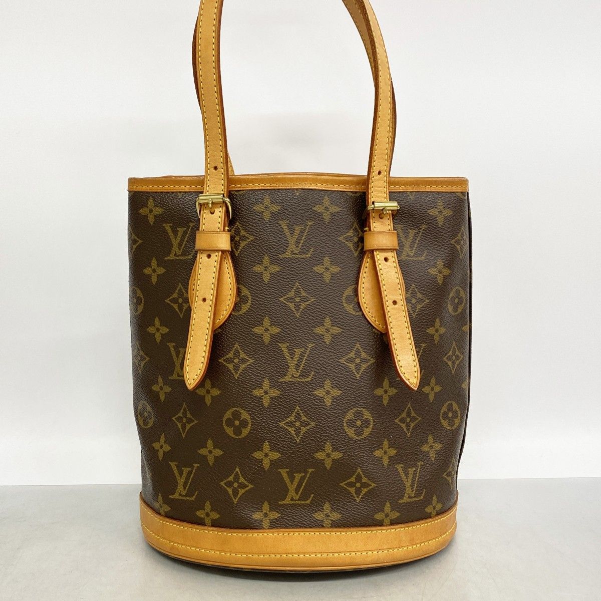 Louis Vuitton Tote Monogram Bucket PM Brown — view 9
