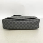 Louis Vuitton Shoulder Bag Damier Graphite Daniel MM Gray Black — view 3