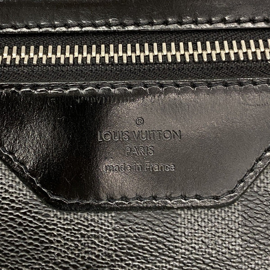 Louis Vuitton Shoulder Bag Damier Graphite Daniel MM Gray Black — view 5