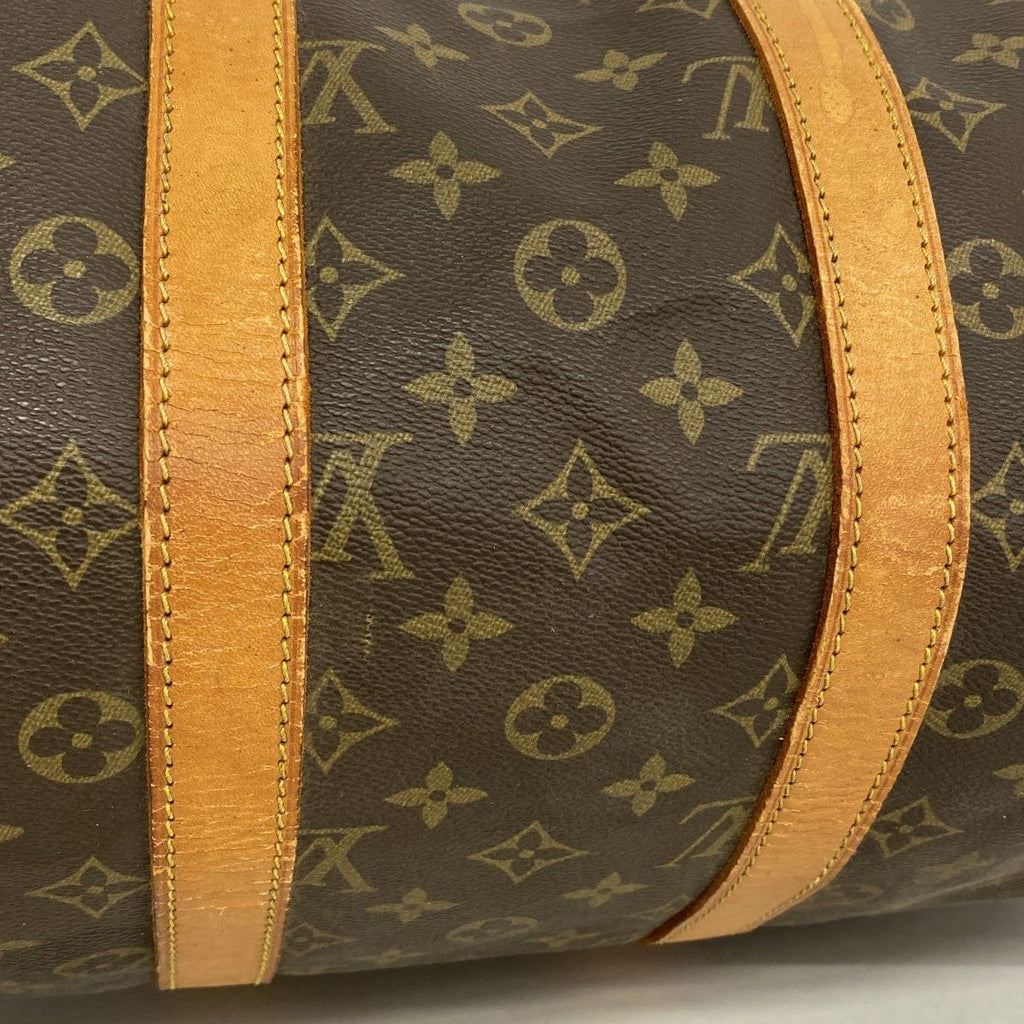 Louis Vuitton Boston Bag Monogram Keepall 45 Brown — view 9