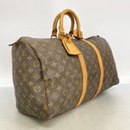 Louis Vuitton Boston Bag Monogram Keepall 45 Brown — view 2