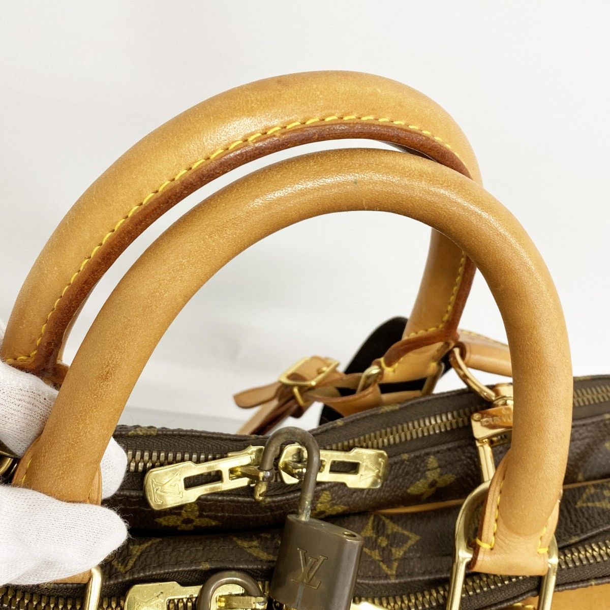 Louis Vuitton Boston Bag Monogram Alize Brown — view 8
