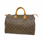 Louis Vuitton Handbag Monogram Speedy 35 Brown