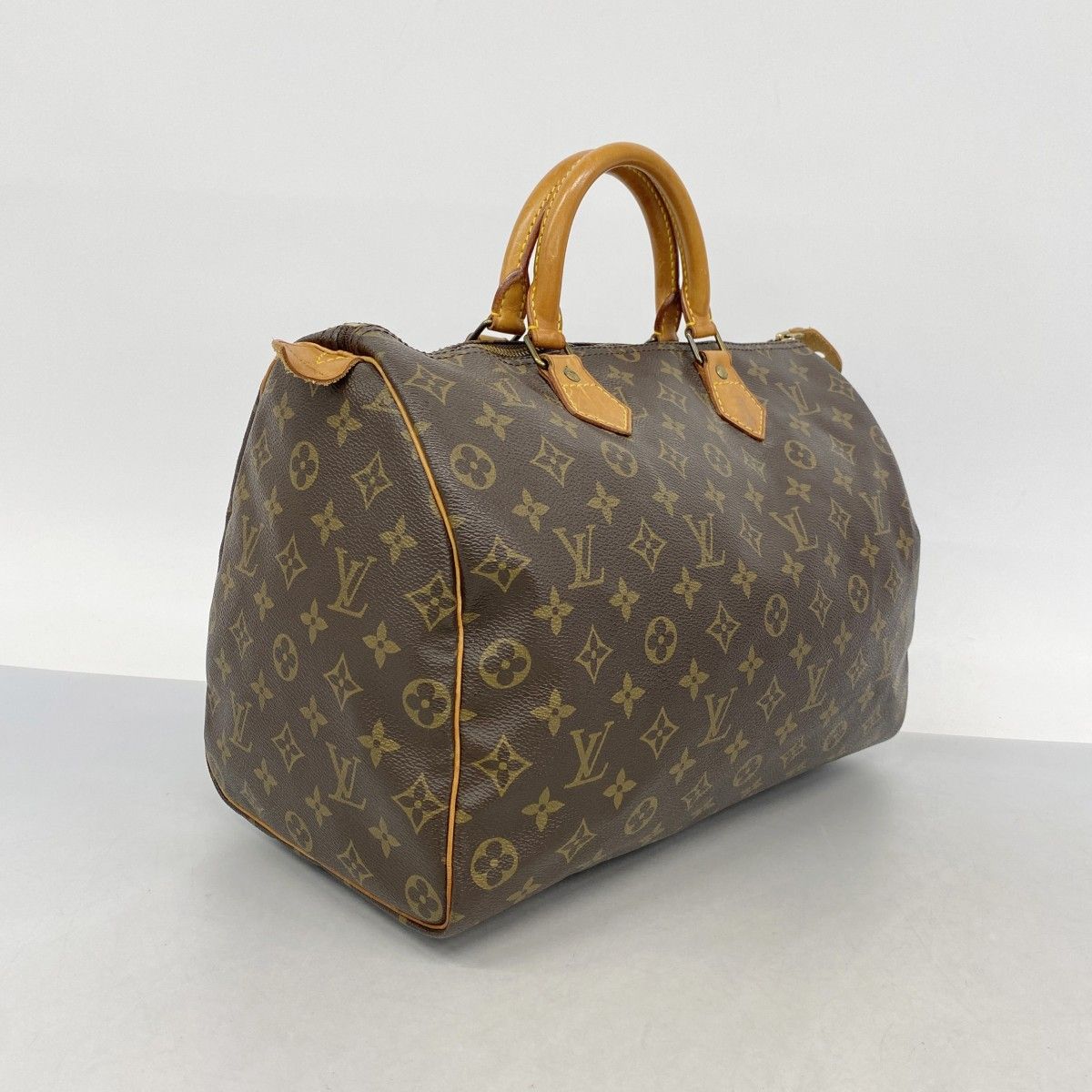 Louis Vuitton Handbag Monogram Speedy 35 Brown — view 2