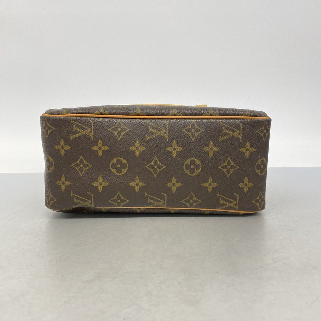 Louis Vuitton Shoulder Bag Monogram Cite MM Brown — view 3