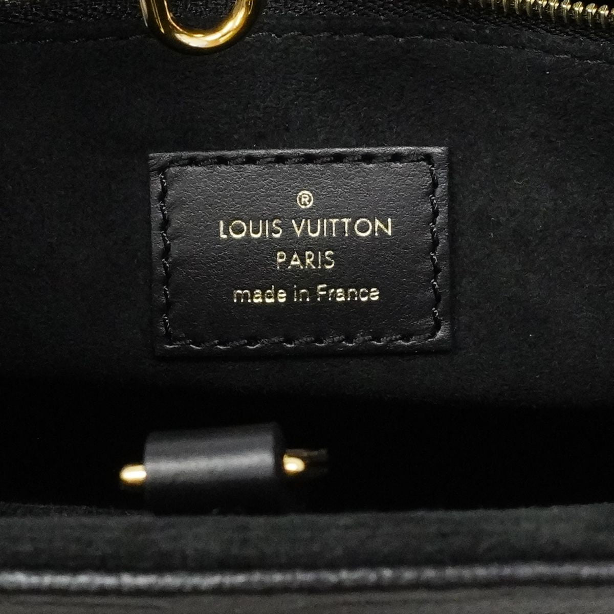 Louis Vuitton Handbag Monogram Empreinte On The Go PM Noir 2-Way — view 5