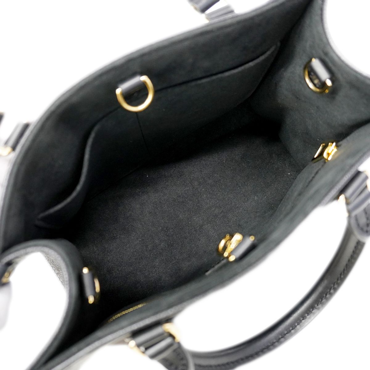 Louis Vuitton Handbag Monogram Empreinte On The Go PM Noir 2-Way — view 4
